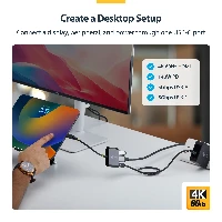 StarTech.com USB-C to HDMI Multiport Adapter with 140W PD Charging, 4K 60Hz HDMI, USB 5Gbps Hub, Mini Dock For MacBook / Dell / Thinkpad / HP / iPad / Tablets, Wired, USB 3.2 Gen 1 (3.1 Gen 1) Type-C, 140 W, Black, 5 Gbit/s, 4K Ultra HD