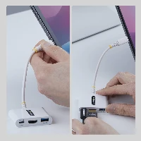 StarTech.com USB-C to HDMI Multiport Adapter with 140W PD Charging, 4K 60Hz HDMI, USB 5Gbps Hub, Mini Dock For MacBook / Dell / Thinkpad / HP / iPad / Tablets, Wired, USB 3.2 Gen 1 (3.1 Gen 1) Type-C, 140 W, White, 5 Gbit/s, 4K DCI