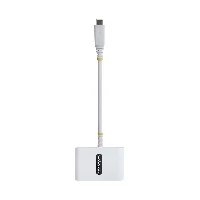 StarTech.com USB-C to HDMI Multiport Adapter with 140W PD Charging, 4K 60Hz HDMI, USB 5Gbps Hub, Mini Dock For MacBook / Dell / Thinkpad / HP / iPad / Tablets, Wired, USB 3.2 Gen 1 (3.1 Gen 1) Type-C, 140 W, White, 5 Gbit/s, 4K DCI
