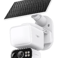 TP-Link Tapo Solar-Powered Floodlight Pan/Tilt Security Camera Kit, IP security camera, Outdoor, Wired & Wireless, 800 lm, 4000 K, CE,FCC,NCC,BSMI,JFR,VCCI,DOE,CEC,NTRA,KC,RCM