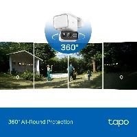TP-Link Tapo Solar-Powered Floodlight Pan/Tilt Security Camera Kit, IP security camera, Outdoor, Wired & Wireless, 800 lm, 4000 K, CE,FCC,NCC,BSMI,JFR,VCCI,DOE,CEC,NTRA,KC,RCM