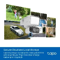 TP-Link Tapo Solar-Powered Floodlight Pan/Tilt Security Camera Kit, IP security camera, Outdoor, Wired & Wireless, 800 lm, 4000 K, CE,FCC,NCC,BSMI,JFR,VCCI,DOE,CEC,NTRA,KC,RCM