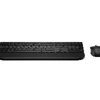 HP Multi-Device Dual-Mode Mouse and Keyboard Combo with Palm Rest 585C, Full-size (100%), Wireless, RF Wireless + Bluetooth, Plunger key switch, Black, Mouse included