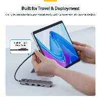 StarTech.com USB-C to HDMI Multiport Adapter with 140W PD Charging, 4K 60Hz, USB 10Gbps Hub, Type-C Mini Dock for MacBook / Dell / Thinkpad / HP, Wired, USB 3.2 Gen 2 (3.1 Gen 2) Type-C, 140 W, Grey, 10 Gbit/s, 4K Ultra HD