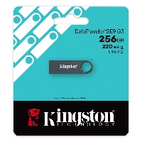 Kingston Technology DataTraveler 256GB SE9 G3 - Dark Nickel, 256 GB, USB Type-A, 3.2 Gen 1 (3.1 Gen 1), 220 MB/s, Capless, Black