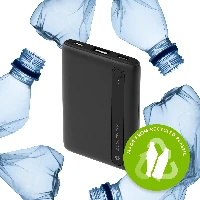 dbramante1928 re-charge - Power Bank - 5.000mAh - Black, 5000 mAh, Lithium Polymer (LiPo), Black