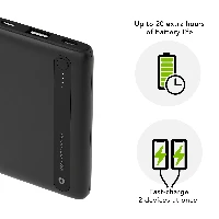 dbramante1928 re-charge - Power Bank - 5.000mAh - Black, 5000 mAh, Lithium Polymer (LiPo), Black