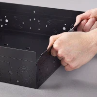 Chief PAC525, In-Wall Storage Box, Black, 4.54 kg, 362 x 99 x 228.6 mm, 361.9 mm, 98.5 mm, 228.6 mm