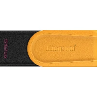Kingston Technology DataTraveler 512GB Portable USB 3.2 Gen 1 Exodia S (Black/Yellow), 512 GB, USB Type-A, 3.2 Gen 1 (3.1 Gen 1), Swivel, 8.72 g, Black, Yellow