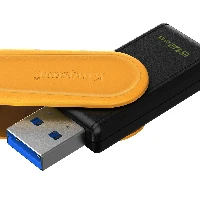 Kingston Technology DataTraveler 512GB Portable USB 3.2 Gen 1 Exodia S (Black/Yellow), 512 GB, USB Type-A, 3.2 Gen 1 (3.1 Gen 1), Swivel, 8.72 g, Black, Yellow