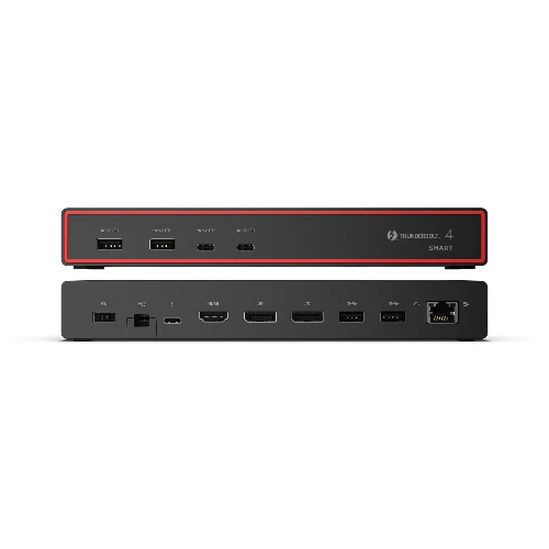 Lenovo ThinkPad Thunderbolt 4 Smart Dock Gen2 7500, Wired, Thunderbolt 4, 100 W, 2500 Mbit/s, Black, Eclipse Black