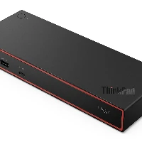 Lenovo ThinkPad USB4 Dock 5000, Wired, Thunderbolt 4, 65 W, 1000 Mbit/s, Black, Eclipse Black