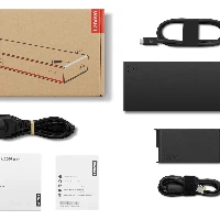 Lenovo ThinkPad USB4 Dock 5000, Wired, Thunderbolt 4, 65 W, 1000 Mbit/s, Black, Eclipse Black