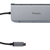 Targus Dual Video Mobile Dock with 140W EPR Pass-Thru, Wired, USB 3.2 Gen 2 (3.1 Gen 2) Type-C, 140 W, 1000 Mbit/s, Grey, 10 Gbit/s
