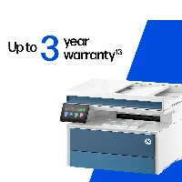 HP LaserJet Pro 4113dw Black and white Printer, Ethernet Only Copier, Scanner Duplex, Laser, Mono printing, 1200 x 1200 DPI, A4, Direct printing, Blue, White