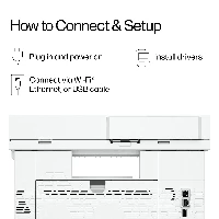 HP LaserJet Pro 4113dw Black and white Printer, Ethernet Only Copier, Scanner Duplex, Laser, Mono printing, 1200 x 1200 DPI, A4, Direct printing, Blue, White