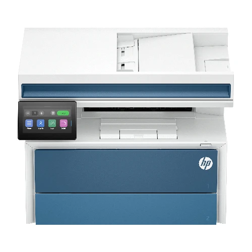 HP LaserJet Pro 4113fdw Black and white Printer, Ethernet Only Copier, Scanner Duplex, Laser, Mono printing, 1200 x 1200 DPI, A4, Direct printing, White, Blue