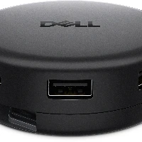 DELL DA326, Wired, USB 3.2 Gen 1 (3.1 Gen 1) Type-C, 100 W, 2500 Mbit/s, Black, 1.25 Gbit/s