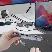 StarTech.com 10-in-1 USB-C to Dual-DisplayPort Multiport Adapter, 100W Power Delivery Charging, 2x 4K 60Hz, 5-Port 5Gbps Hub, Gigabit Ethernet, Type-C Mini Dock, Wired, USB 3.2 Gen 1 (3.1 Gen 1) Type-C, 100 W, 10,100,1000 Mbit/s, Grey, 5 Gbit/s