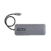 StarTech.com 10-in-1 USB-C to Dual-DisplayPort Multiport Adapter, 100W Power Delivery Charging, 2x 4K 60Hz, 5-Port 5Gbps Hub, Gigabit Ethernet, Type-C Mini Dock, Wired, USB 3.2 Gen 1 (3.1 Gen 1) Type-C, 100 W, 10,100,1000 Mbit/s, Grey, 5 Gbit/s