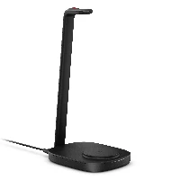 HP Poly Focus Multi-Device Premium Wireless Charging Stand, 387 g, Black