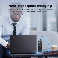 Lenovo 140W Smart Laptop Power Bank, 20000 mAh, Lithium-Ion (Li-Ion), 140 W, Black