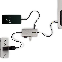 StarTech.com USB-C Multiport Adapter with 4K 60Hz HDMI, 140W Power Delivery, USB 10Gbps Hub, GbE, SD and MicroSD Slots, Plug-and-Play Mini Dock for Dell, HP, Lenovo Laptops, Wired, USB 3.2 Gen 2 (3.1 Gen 2) Type-C, 140 W, 100,10,1000 Mbit/s, Grey, MicroSD (TransFlash), SD