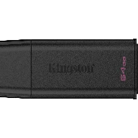 Kingston Technology DataTraveler 64GB Portable USB 3.2 Gen 1 Exodia Black, 64 GB, USB Type-A, 3.2 Gen 1 (3.1 Gen 1), Cap, 8.96 g, Black