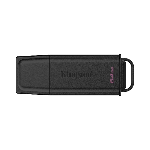 Kingston Technology DataTraveler 64GB Portable USB 3.2 Gen 1 Exodia Black, 64 GB, USB Type-A, 3.2 Gen 1 (3.1 Gen 1), Cap, 8.96 g, Black