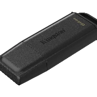 Kingston Technology DataTraveler 64GB Portable USB 3.2 Gen 1 Exodia Black, 64 GB, USB Type-A, 3.2 Gen 1 (3.1 Gen 1), Cap, 8.96 g, Black