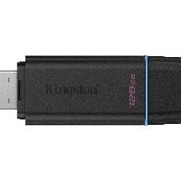 Kingston Technology DataTraveler 128GB Portable USB 3.2 Gen 1 Exodia Black/Blue, 128 GB, USB Type-A, 3.2 Gen 1 (3.1 Gen 1), Cap, 8.96 g, Black, Blue