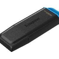 Kingston Technology DataTraveler 128GB Portable USB 3.2 Gen 1 Exodia Black/Blue, 128 GB, USB Type-A, 3.2 Gen 1 (3.1 Gen 1), Cap, 8.96 g, Black, Blue