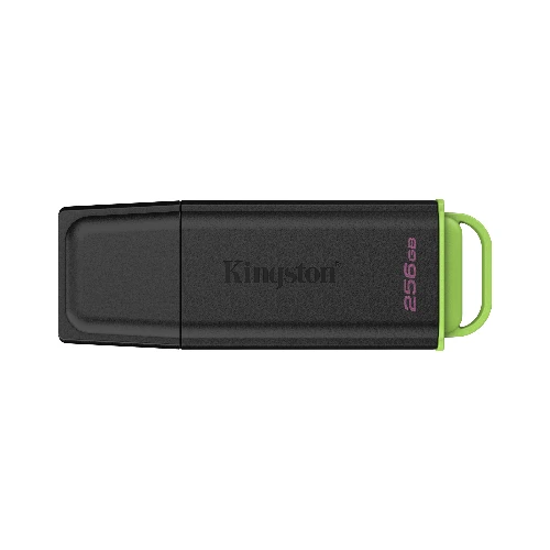 Kingston Technology DataTraveler 256GB Portable USB 3.2 Gen 1 Exodia Black/Green, 256 GB, USB Type-A, 3.2 Gen 1 (3.1 Gen 1), Cap, 9.36 g, Black, Green