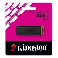Kingston Technology DataTraveler 256GB Portable USB 3.2 Gen 1 Exodia Black/Green, 256 GB, USB Type-A, 3.2 Gen 1 (3.1 Gen 1), Cap, 9.36 g, Black, Green
