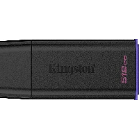 Kingston Technology DataTraveler 512GB Portable USB 3.2 Gen 1 Exodia Black/Purple, 512 GB, USB Type-A, 3.2 Gen 1 (3.1 Gen 1), Cap, 9.36 g, Black, Violet