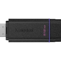 Kingston Technology DataTraveler 512GB Portable USB 3.2 Gen 1 Exodia Black/Purple, 512 GB, USB Type-A, 3.2 Gen 1 (3.1 Gen 1), Cap, 9.36 g, Black, Violet