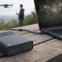 Seagate One Touch desktop external hard drive, 16 TB, Dark Grey