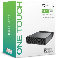 Seagate One Touch desktop external hard drive, 16 TB, Dark Grey