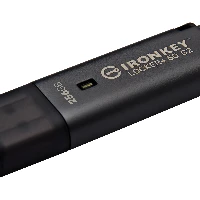 Kingston Technology IronKey 256GB Locker Plus 50 G2, FIPS 197, AES-256, 256 GB, USB Type-A, 3.2 Gen 1 (3.1 Gen 1), 145 MB/s, Cap, Black