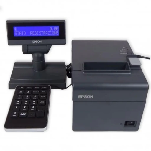 EPSON FP81 II Fiscalizer / Electronic Cash Register with 80mm roll + 23 keyboard + Display (EPSON C31CB75004JN)