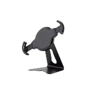 EPSON TABLET STAND, BLACK. Porta tablet Epson, solido in metallo, orientabile in tre assi. Adatto a tutti i tablet.