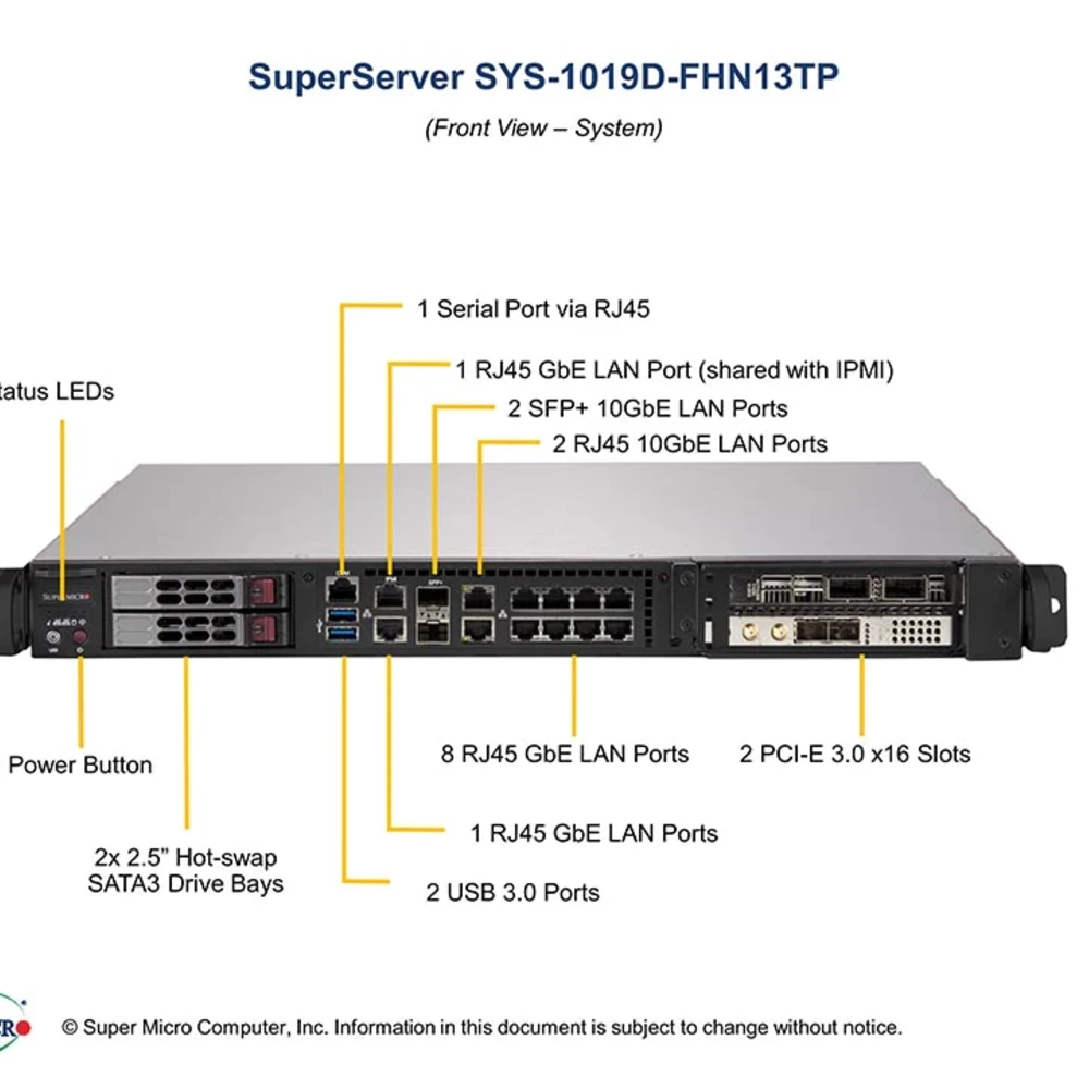 SUPERMICRO 1019D-FHN13TP-OTO-17