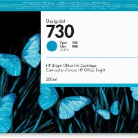 HP 730 300-ml Cyan Ink Crtg