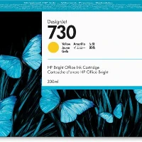 HP 730 300-ml Yellow Ink Crtg