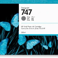 HP 747 300-ml Gray Ink