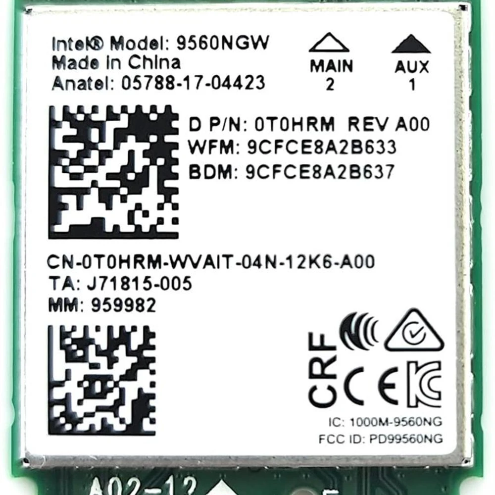 Intel Wireless-AC 9560