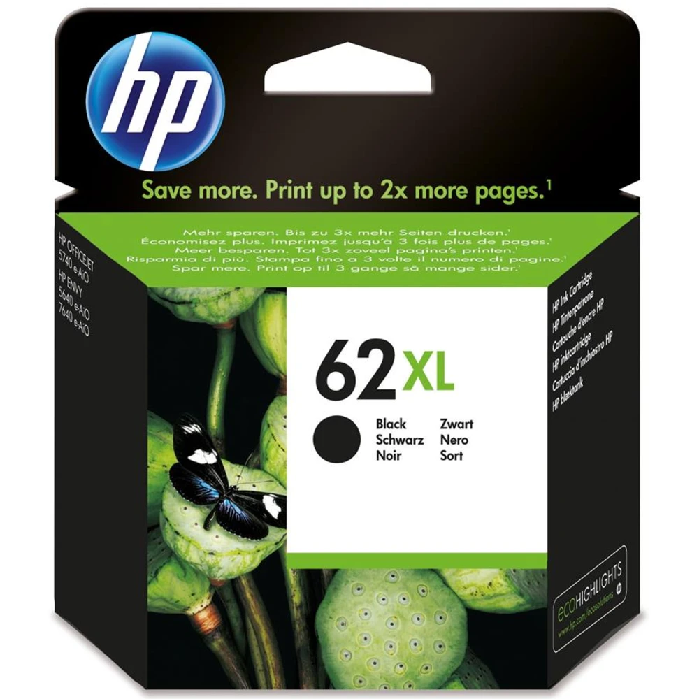 HP 62XL Black Original Ink