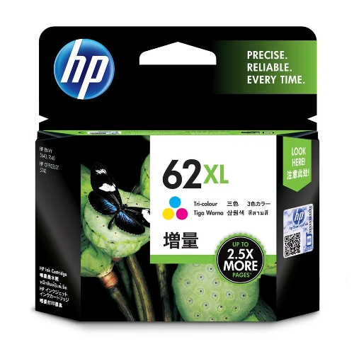HP 62XL Tri-color Original Ink