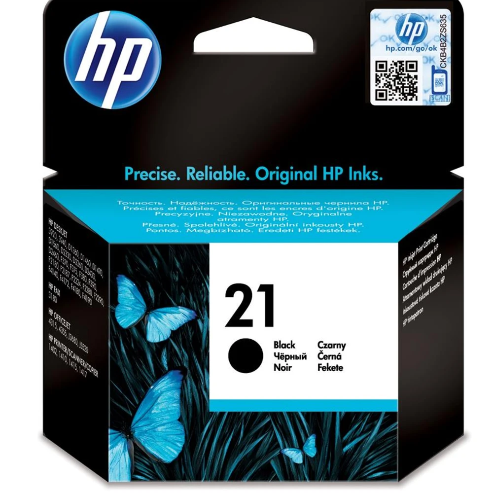 HP 21 Black Original Ink