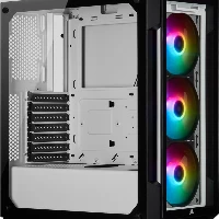 Case iCUE220TRGB frontglass wh